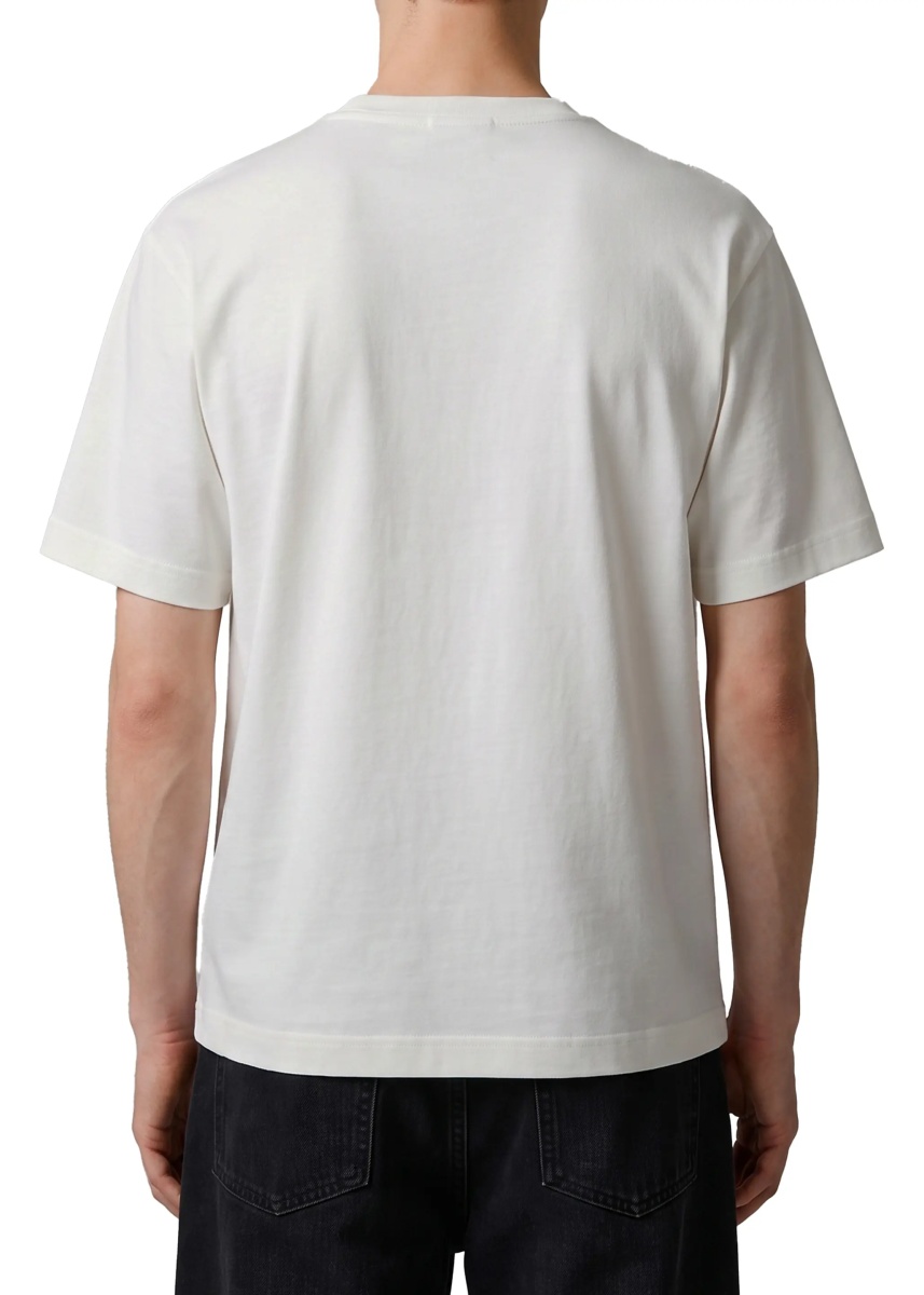 Tricou Cotton T-Shirt With Check Flag - Img 3