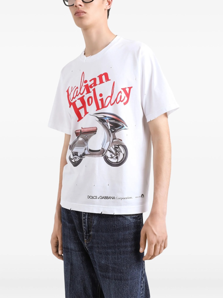 Tricou Dolce &amp; Gabbana alb - Img 4