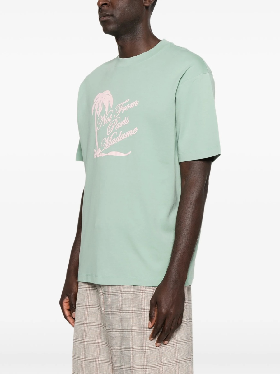 Tricou DRÔLE DE MONSIEUR verde - Img 3