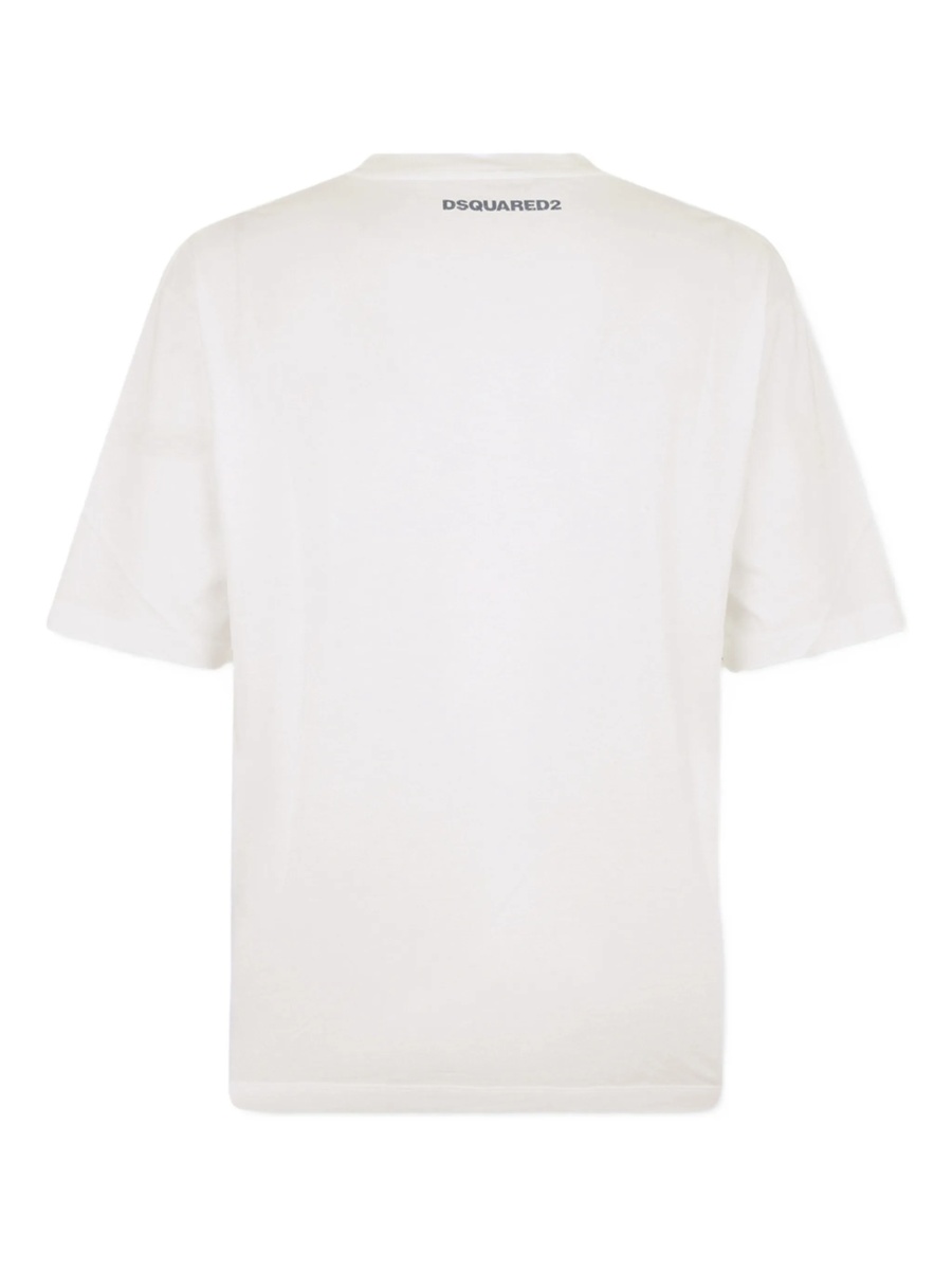 Tricou DSQUARED2 alb - Img 2