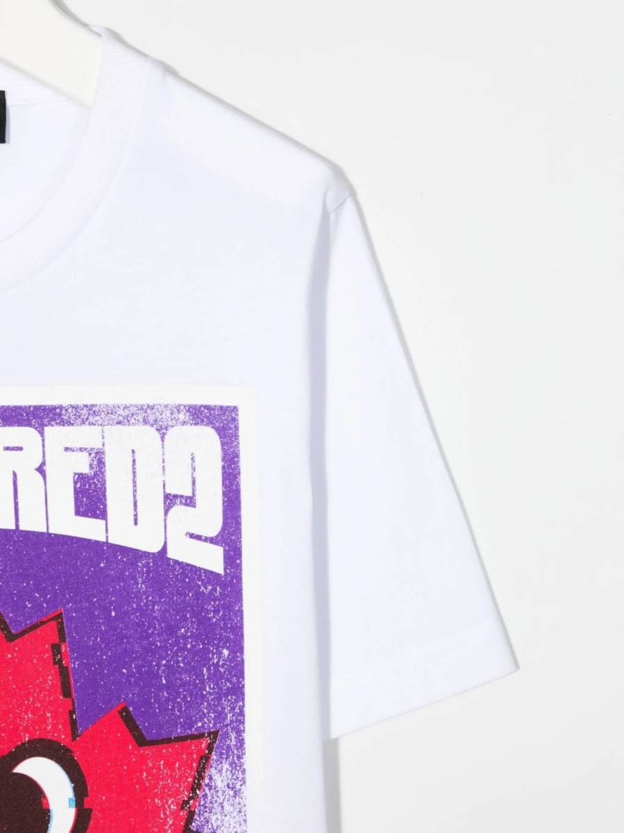 Tricou DSQUARED2 alb - Img 3