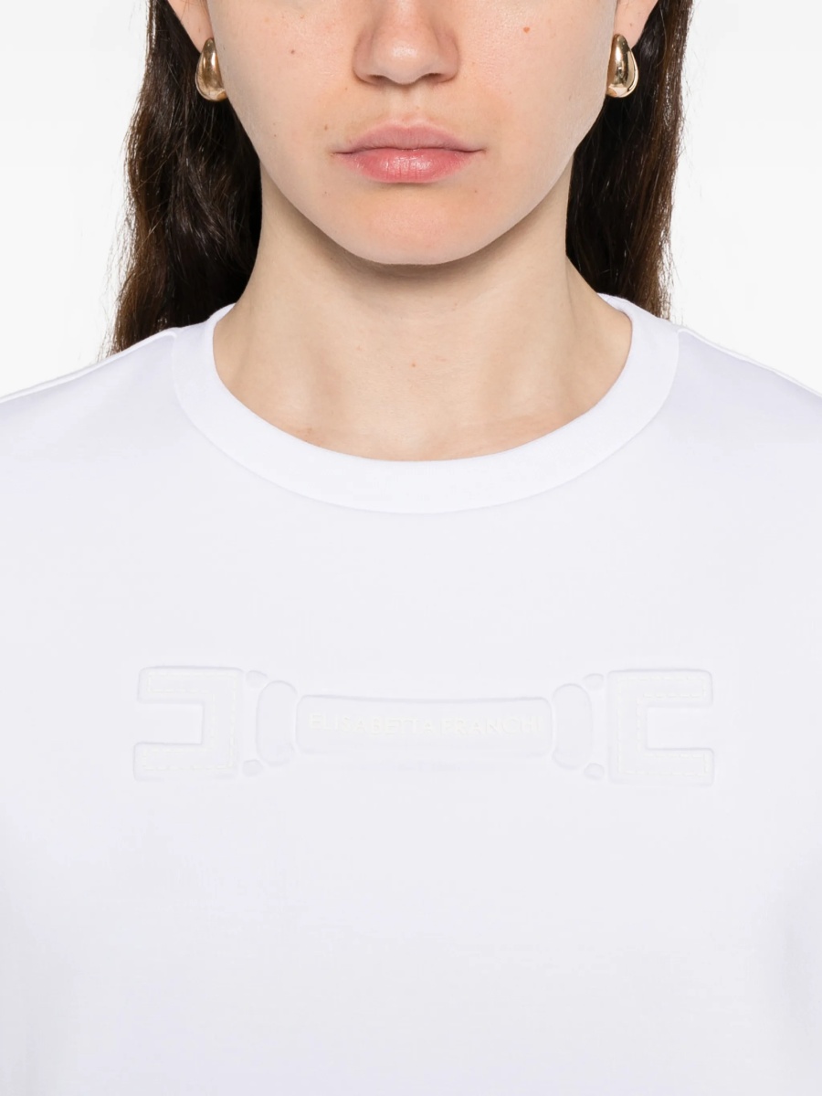 Tricou Elisabetta Franchi alb - Img 5