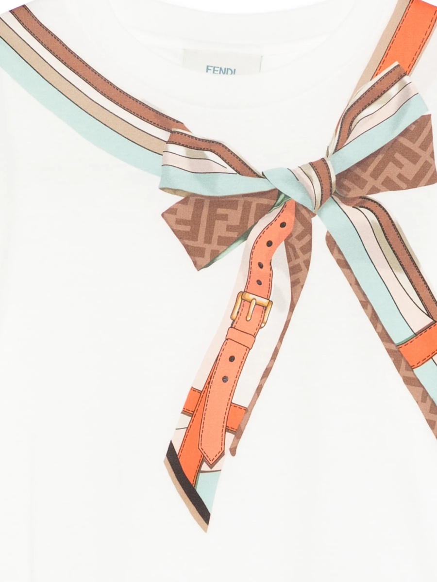 Tricou Fendi alb - Img 3