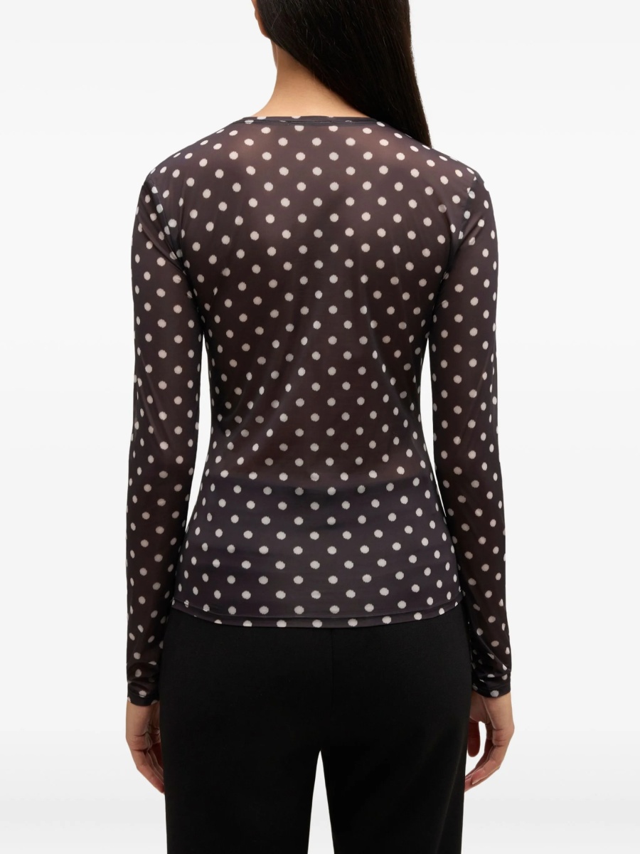 Tricou Ganni negru - Img 4