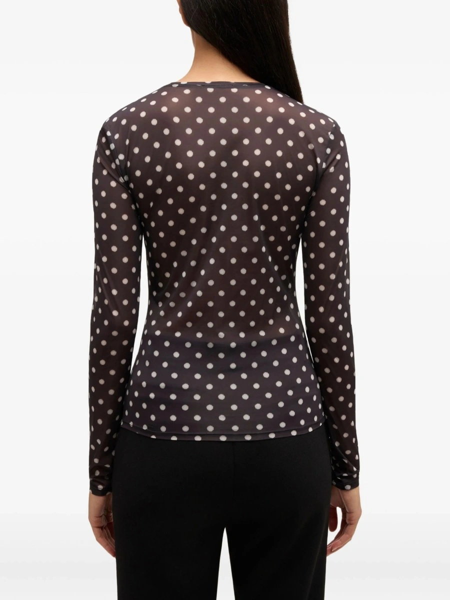 Tricou Ganni negru - Img 4