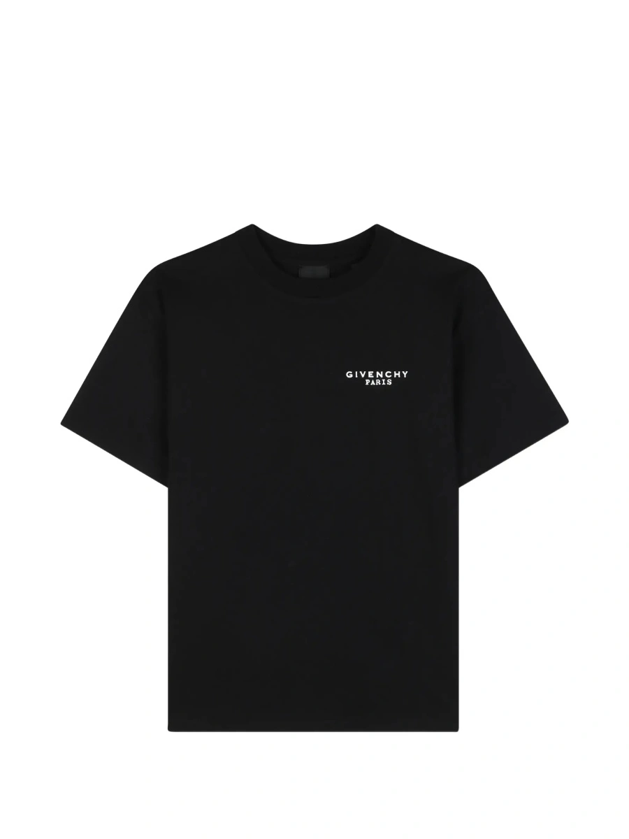 Tricou Givenchy negru din bumbac - Img 6