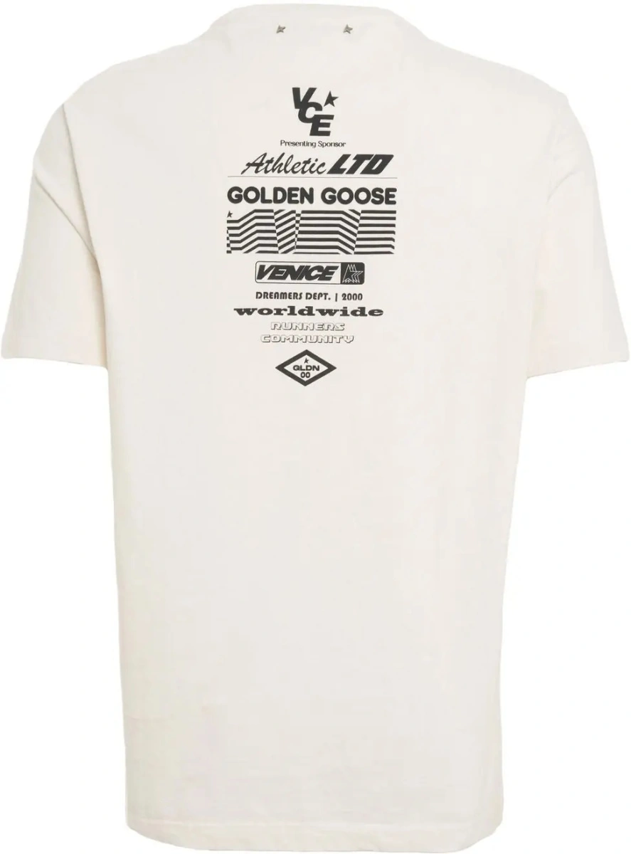 Tricou Golden Goose alb 'Journey' - Img 4