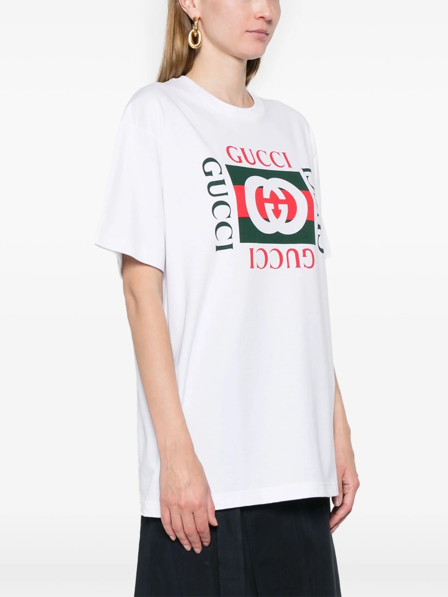 Tricou Gucci alb - Img 3