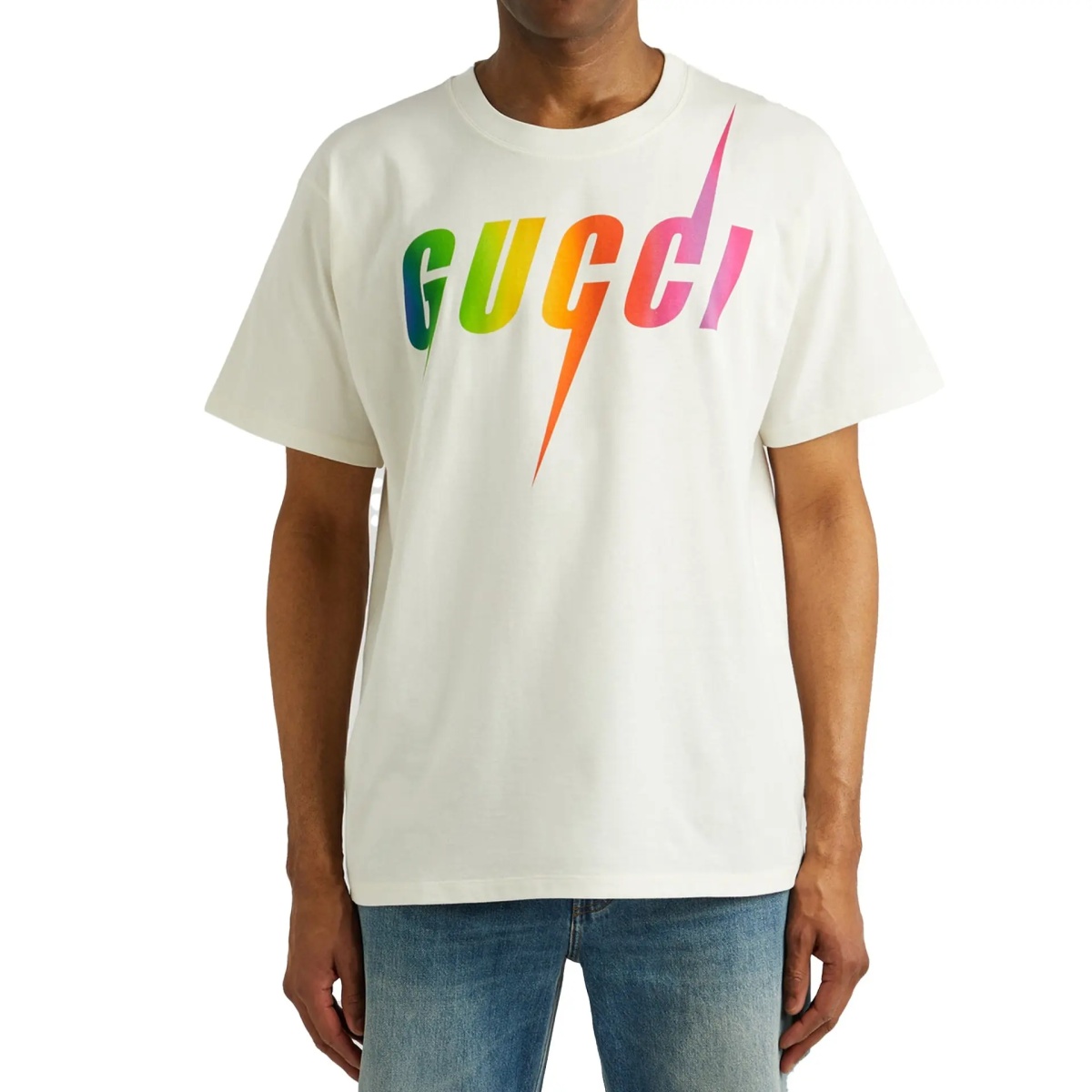 Tricou Gucci Logo Cotton T-shirt - Img 2