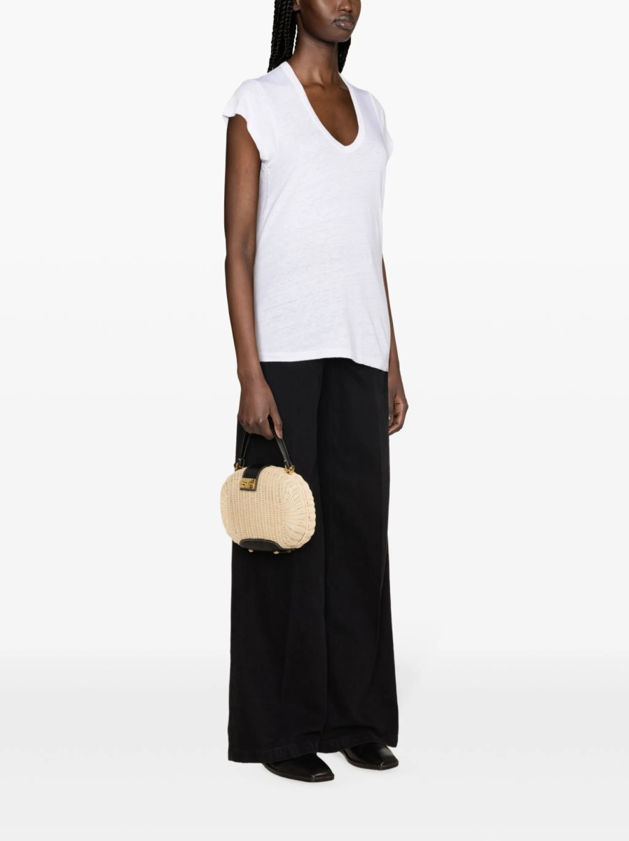 Tricou ISABEL MARANT ETOILE alb - Img 3
