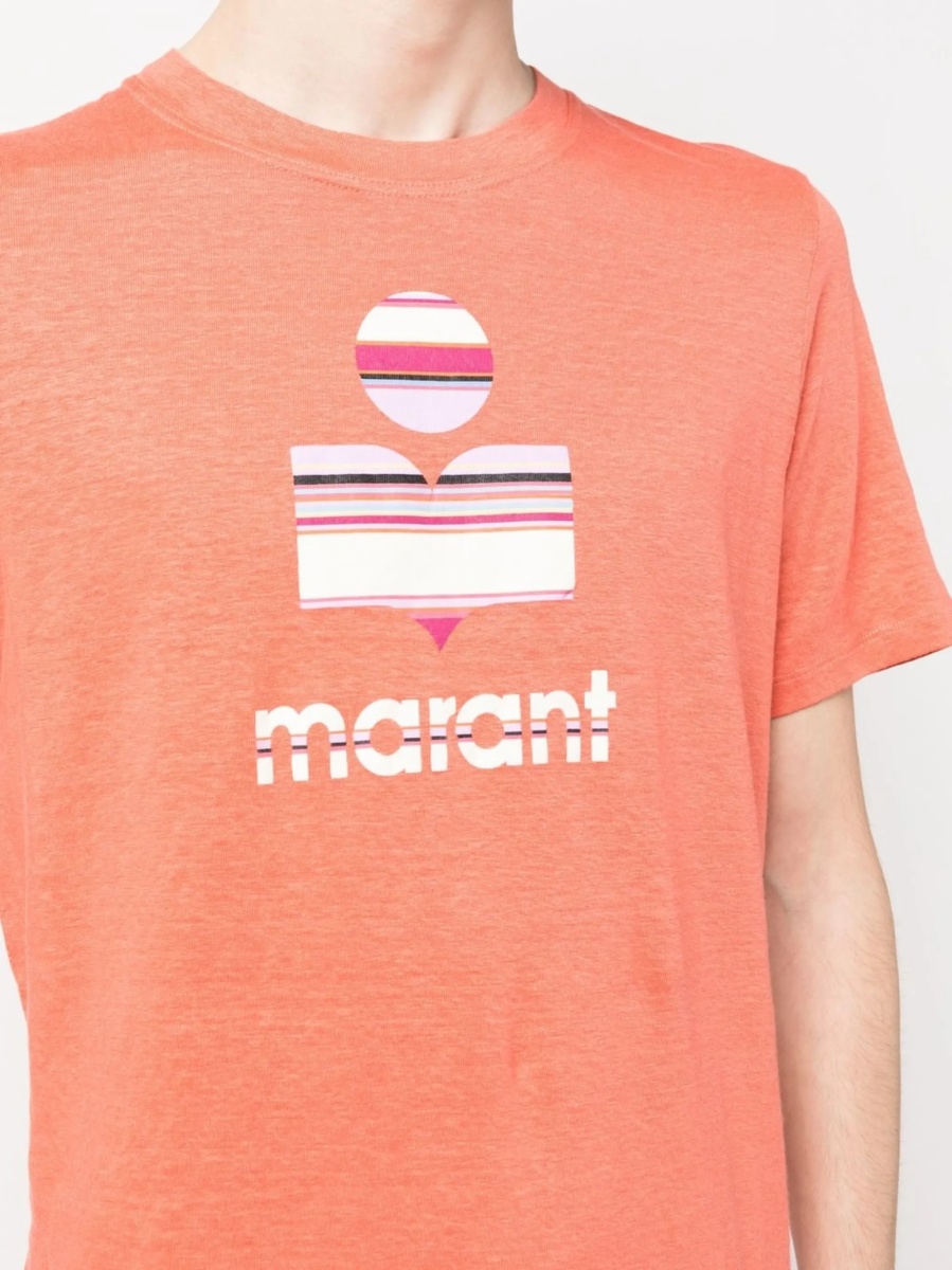Tricou Isabel Marant portocaliu - Img 5
