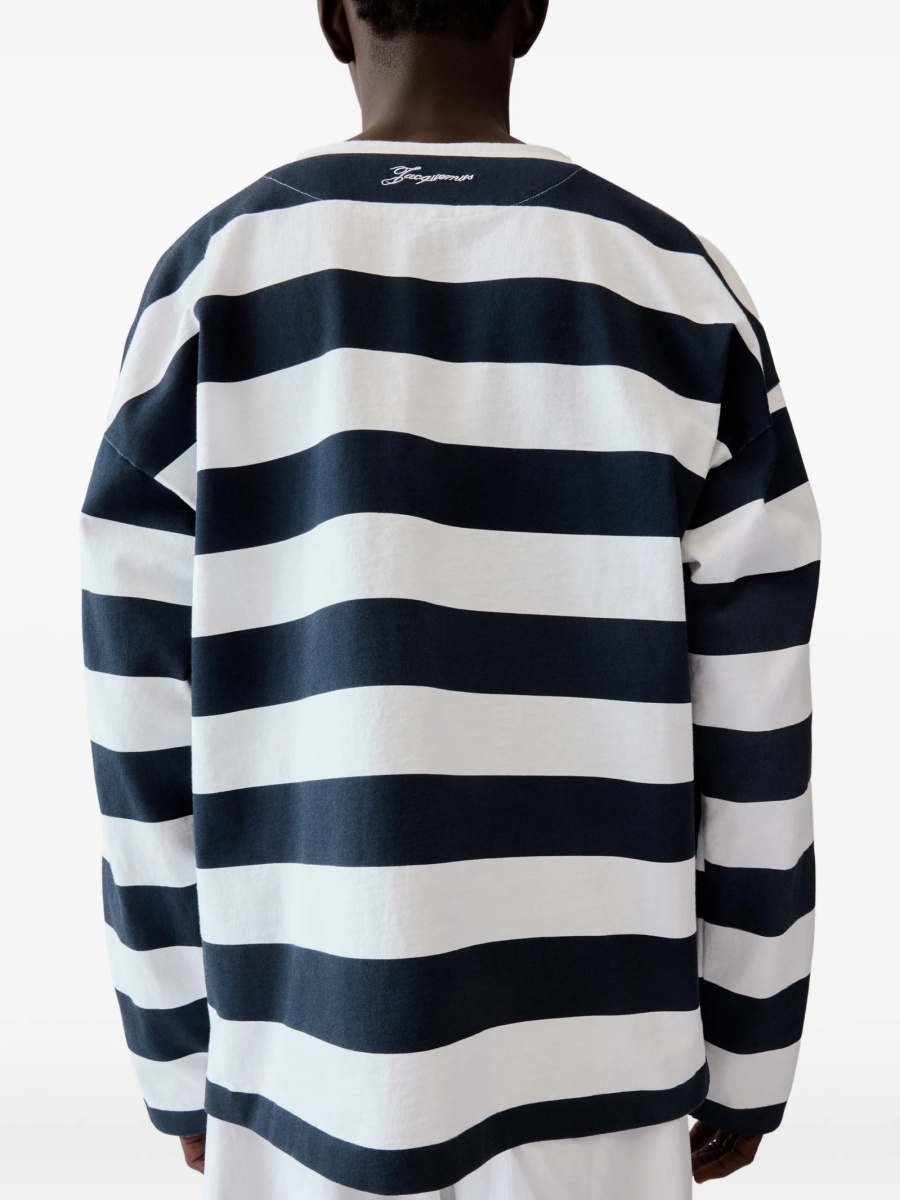 Tricou JACQUEMUS albastru din bumbac - Img 4