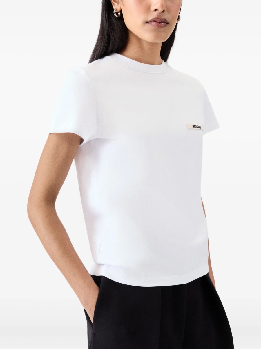 Tricou JACQUEMUS alb - Img 2