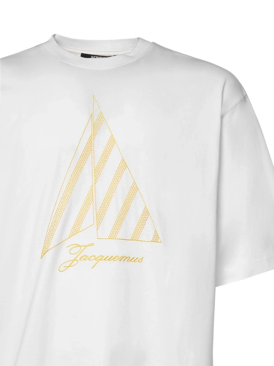 Tricou JACQUEMUS alb - Img 3