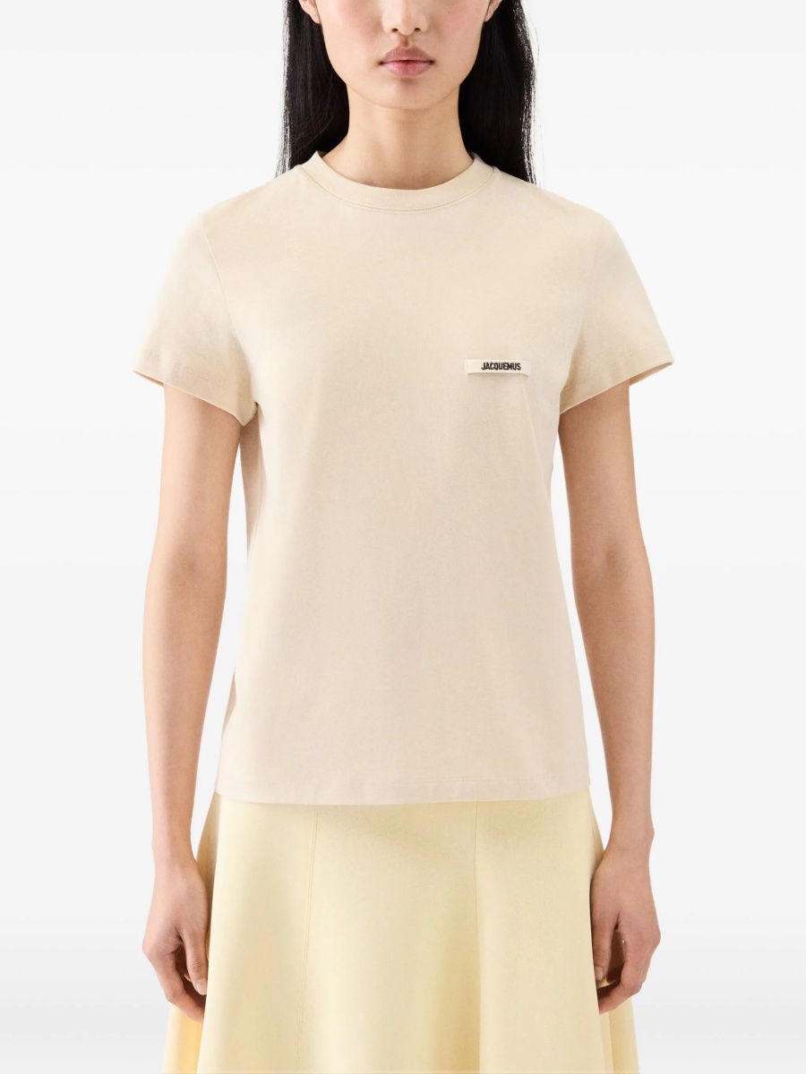 Tricou JACQUEMUS neutru - Img 2