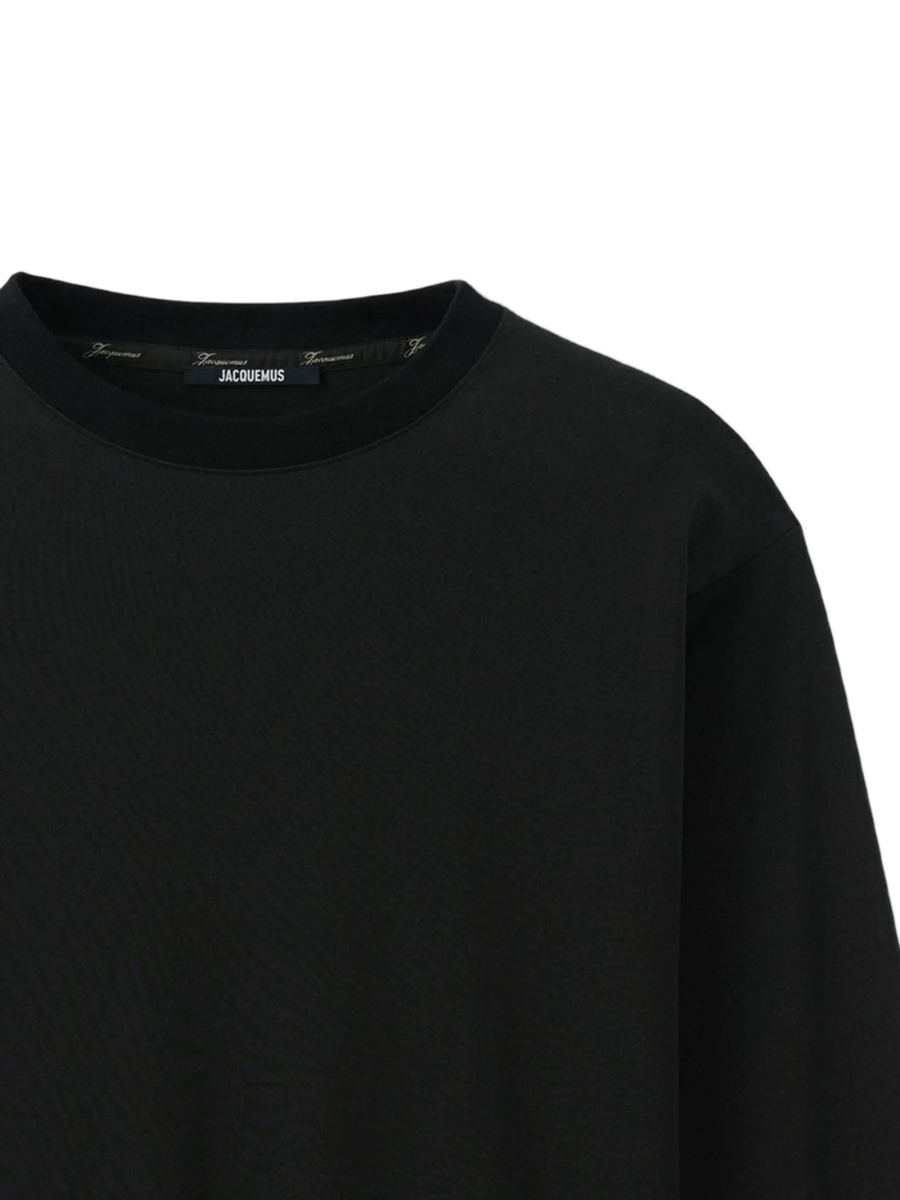 Tricou JACQUEMUS Rond Carré negru - Img 2