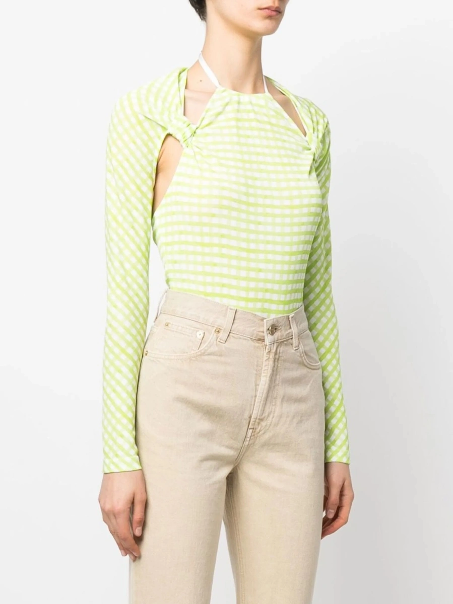 Tricou JACQUEMUS verde - Img 3