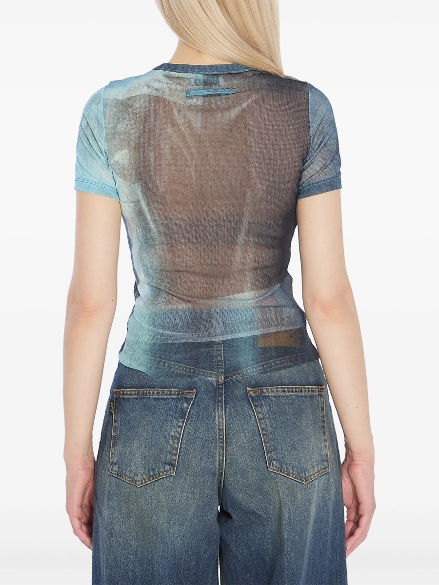 Tricou Jean Paul Gaultier albastru - Img 4