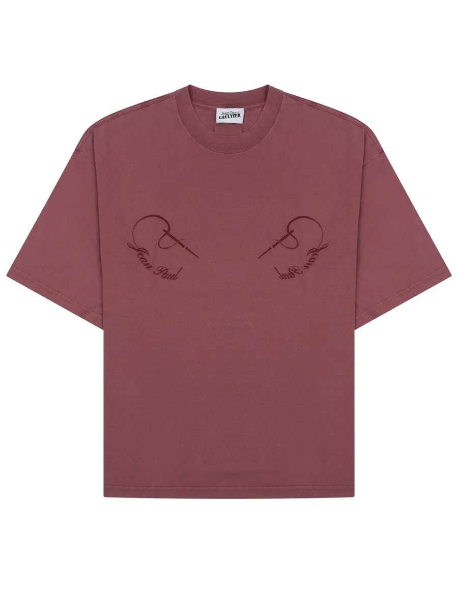 Tricou Jean Paul Gaultier rosu - Img 2