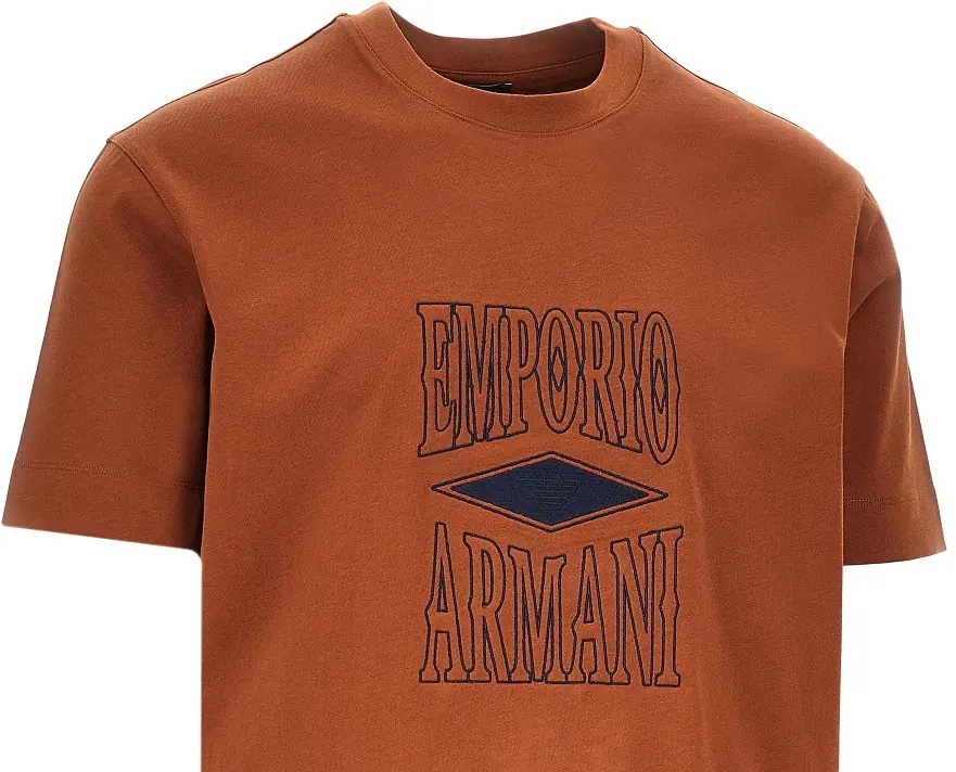 Tricou Jersey T-shirt with embossed logo - Img 2
