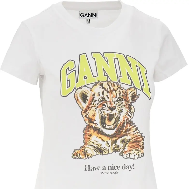 Tricou Jersey T-shirt with 'Tiger' print - Img 2