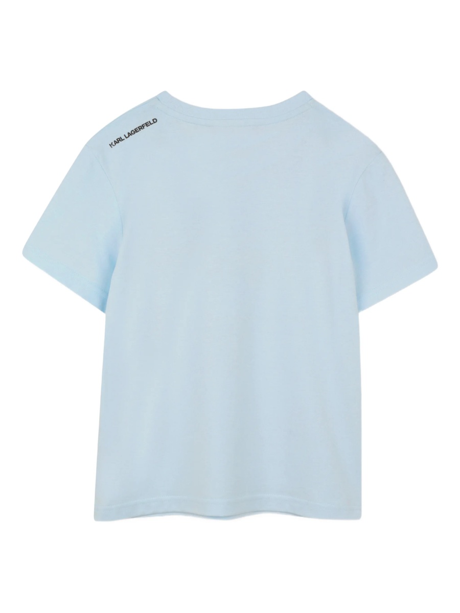 Tricou Karl Lagerfeld albastru - Img 2