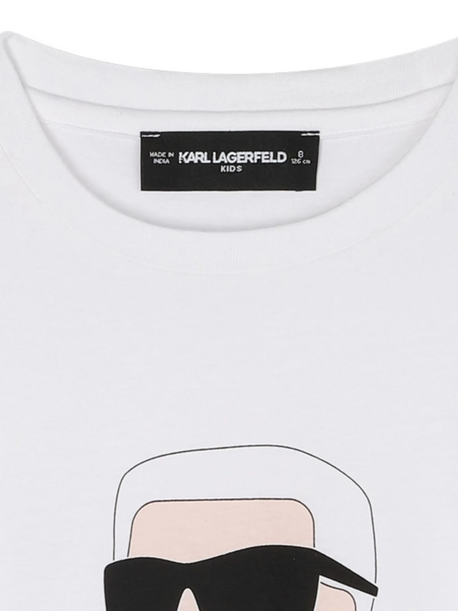 Tricou Karl Lagerfeld alb - Img 3