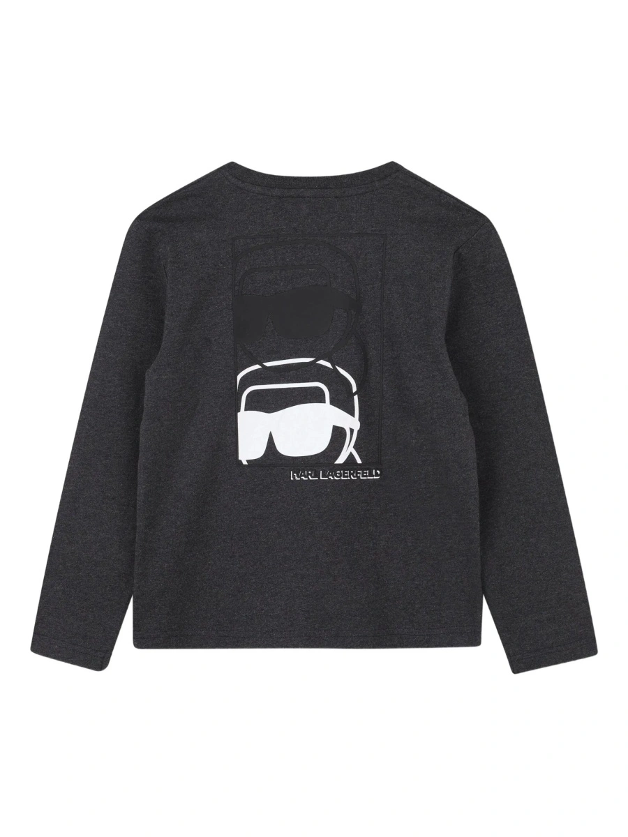 Tricou Karl Lagerfeld gri - Img 2