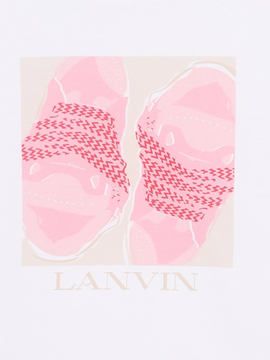 Tricou Lanvin alb - Img 3