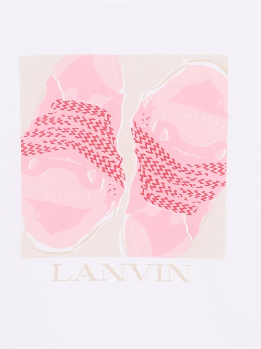 Tricou Lanvin alb - Img 3