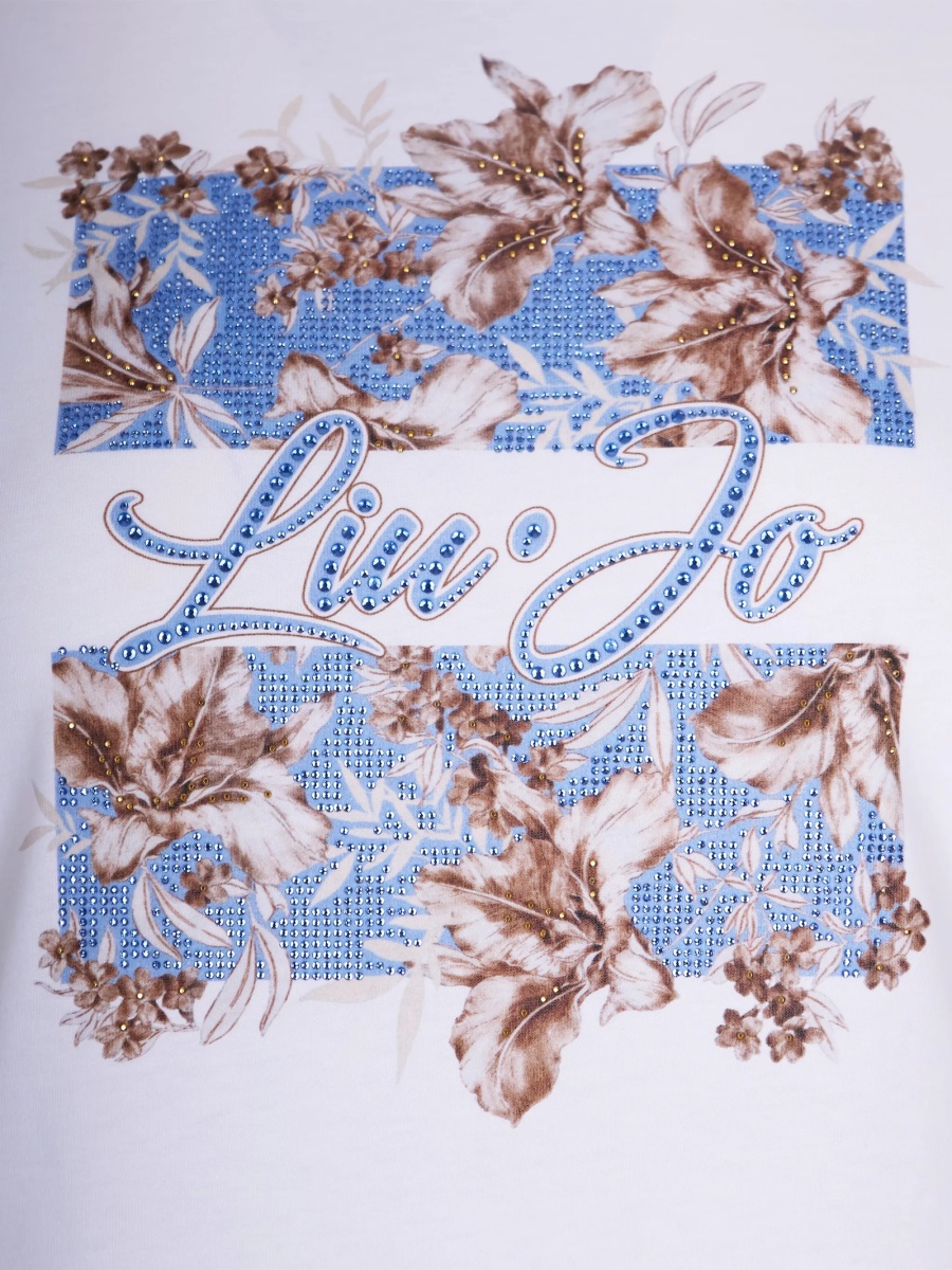 Tricou Liu Jo White alb - Img 3