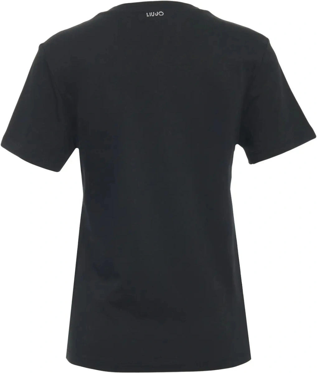 Tricou Liu Jo White negru - Img 3