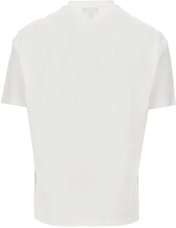 Tricou Lyocell and cotton blend T-shirt with logo - Img 3