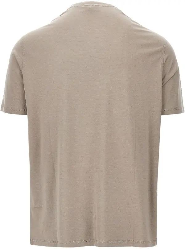 Tricou Lyocell-blend jersey T-shirt with embroidery - Img 3