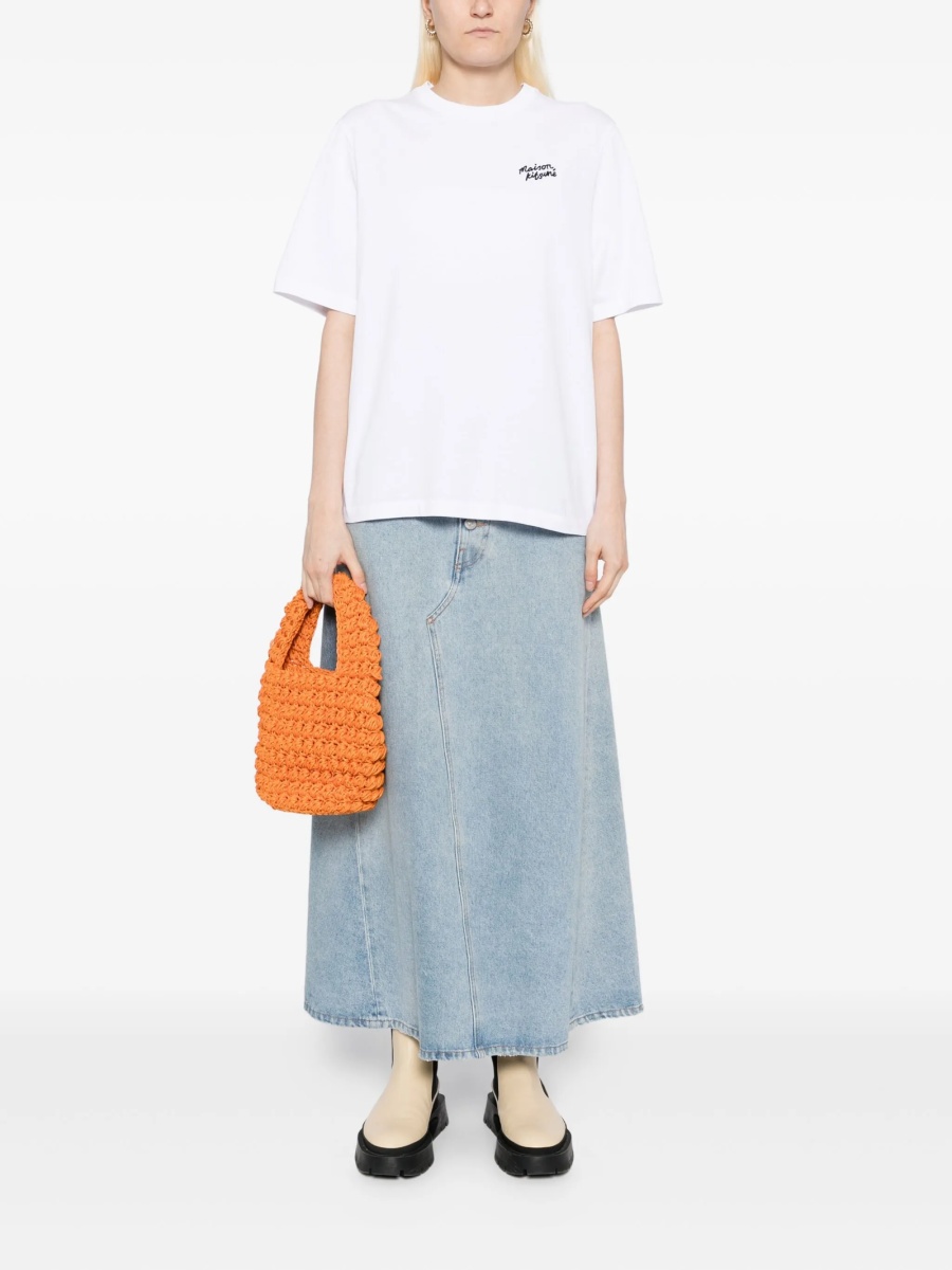 Tricou MAISON KITSUNÉ alb - Img 2
