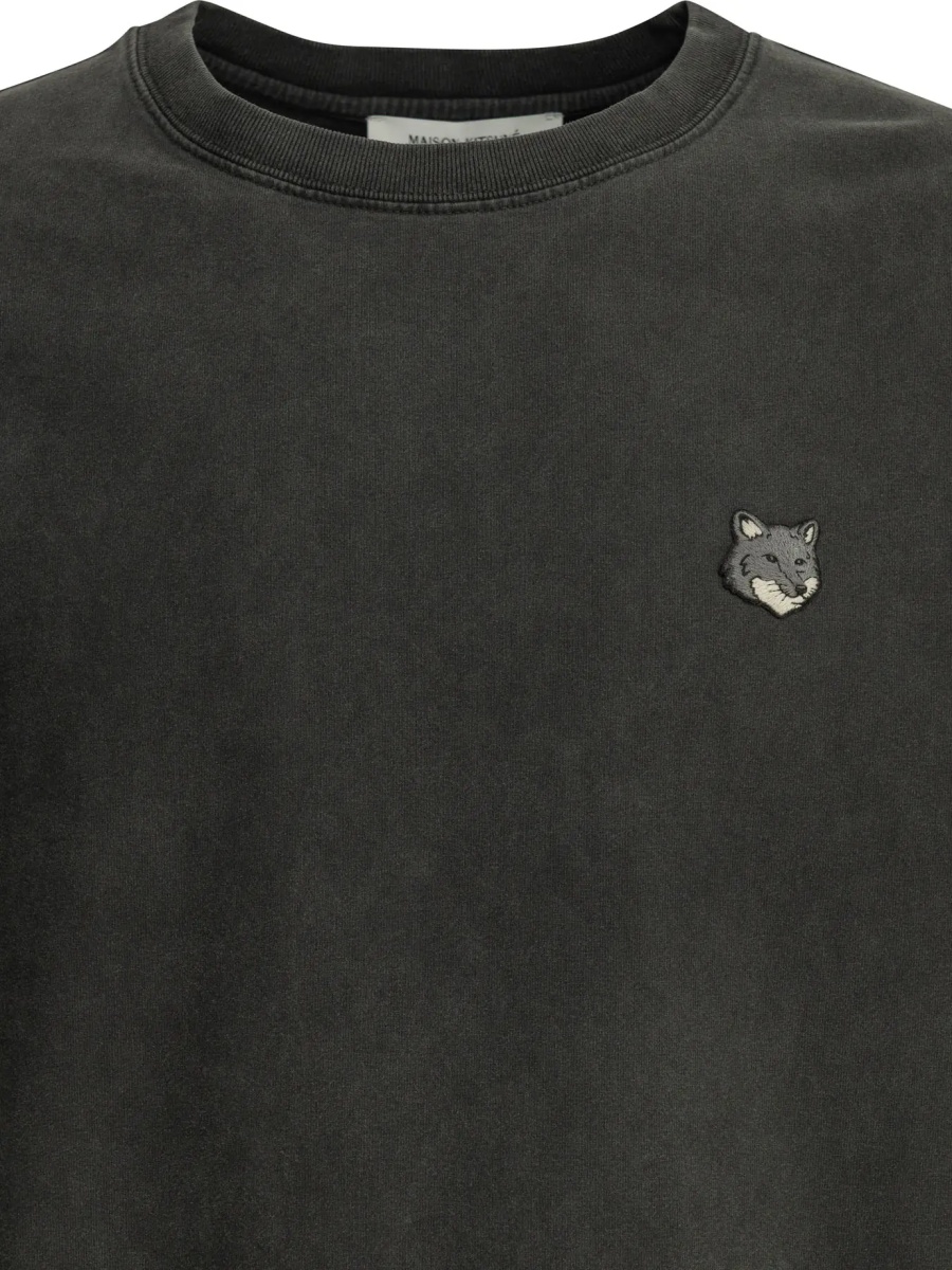 Tricou MAISON KITSUNÉ "Fox Head Faded" Crew-Neck T-Shirt - Img 3