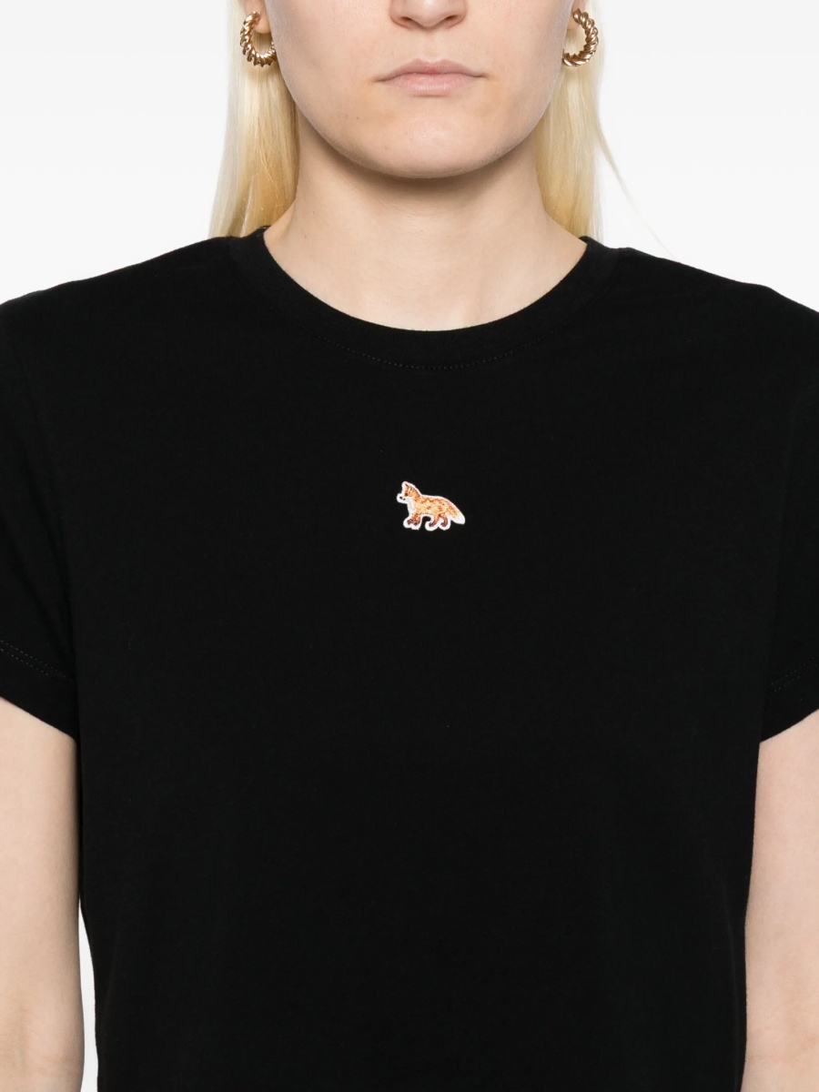 Tricou MAISON KITSUNÉ negru - Img 5