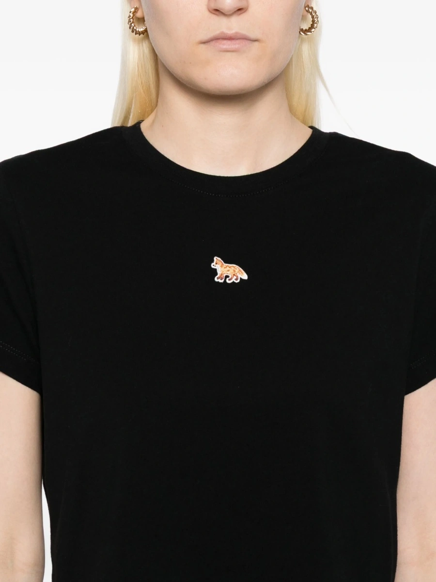 Tricou MAISON KITSUNÉ negru - Img 5