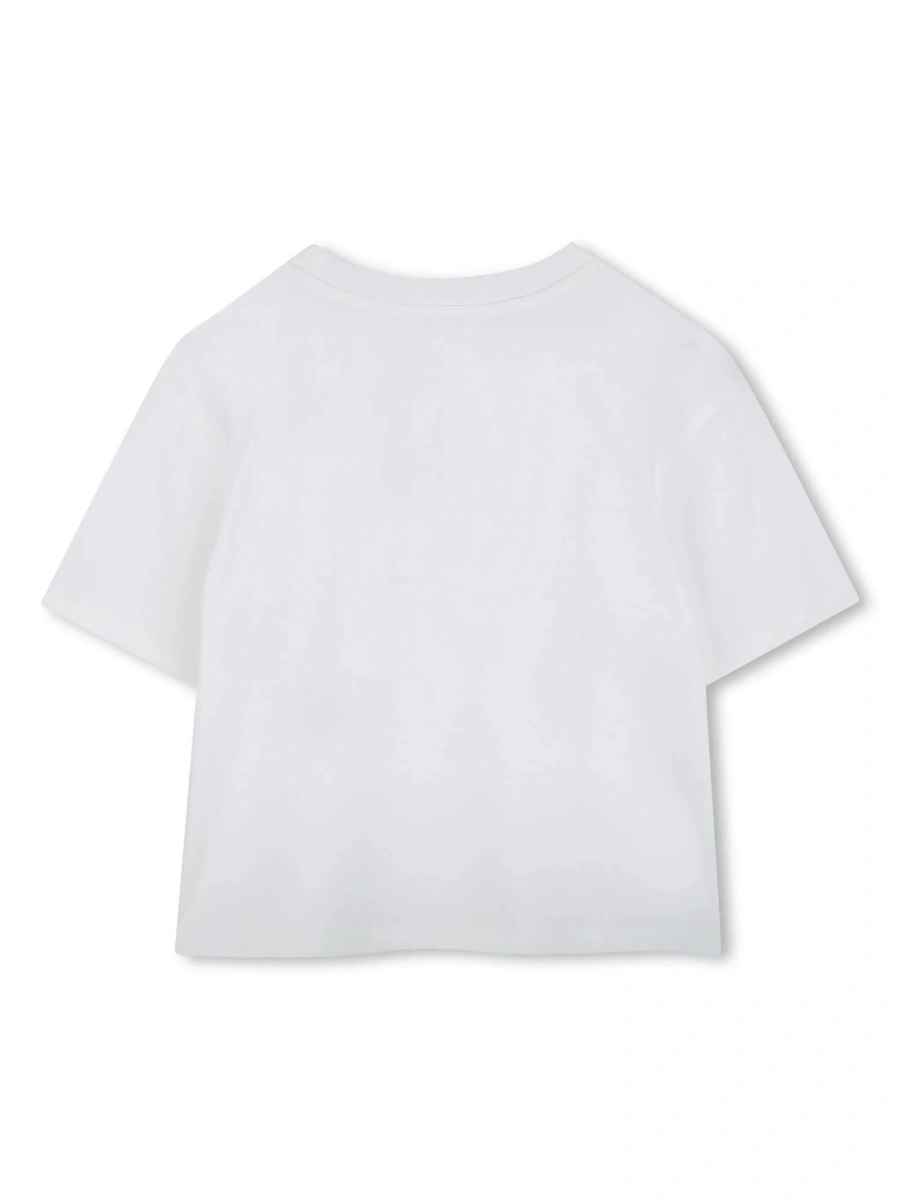 Tricou Marc Jacobs alb din bumbac - Img 2