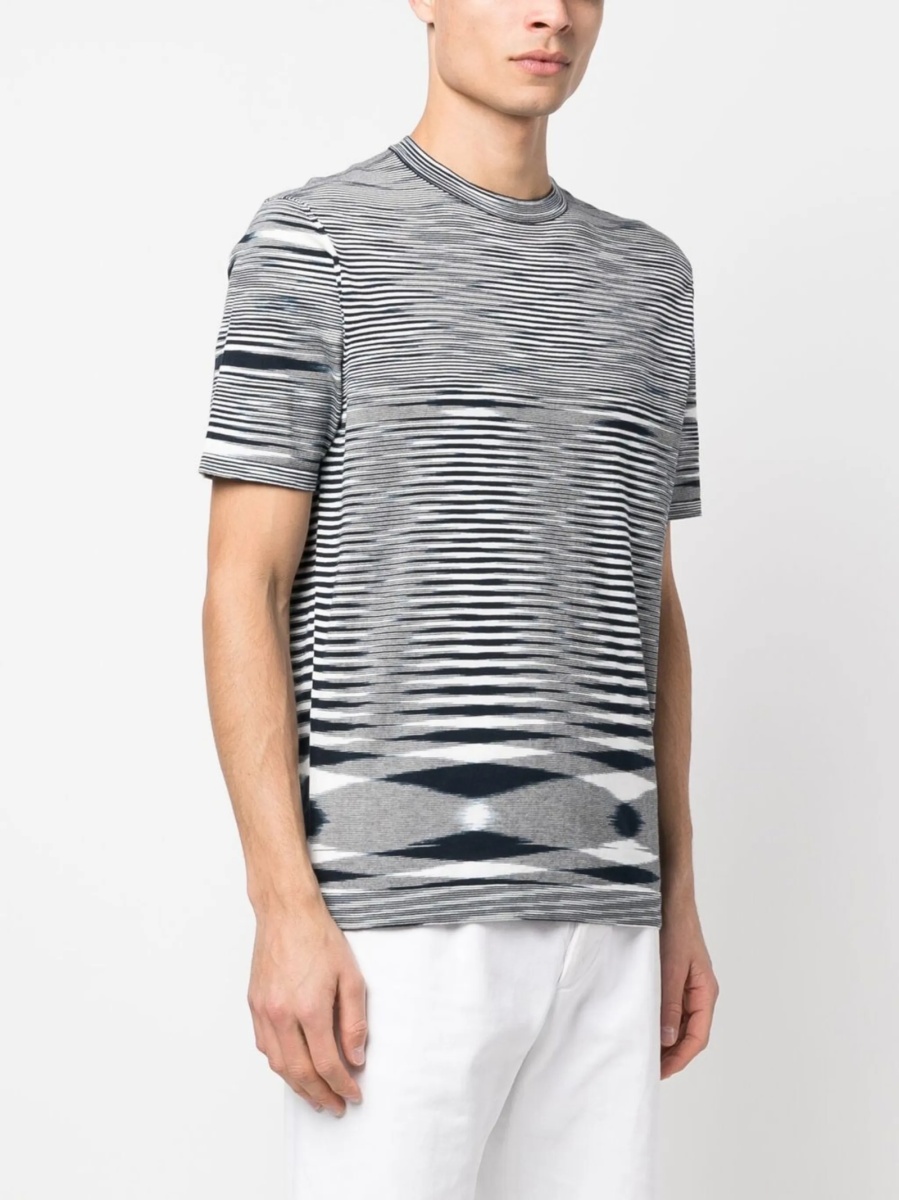 Tricou MISSONI BEACHWEAR albastru - Img 3