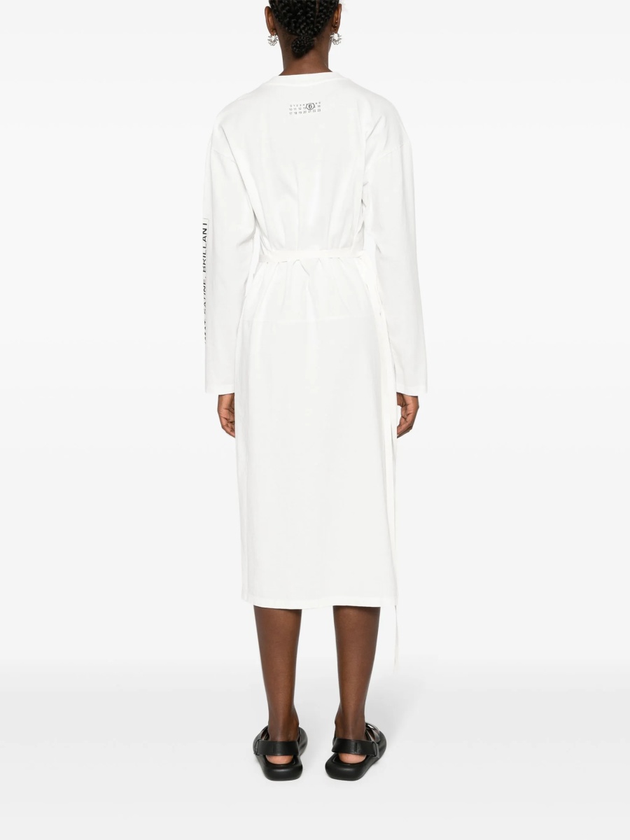 Tricou MM6 Maison Margiela alb - Img 4
