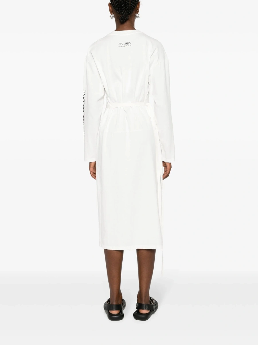 Tricou MM6 Maison Margiela alb - Img 4