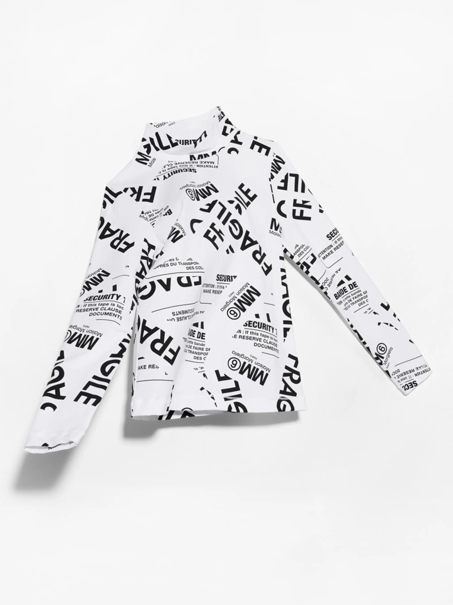 Tricou MM6 Maison Margiela alb - Img 2