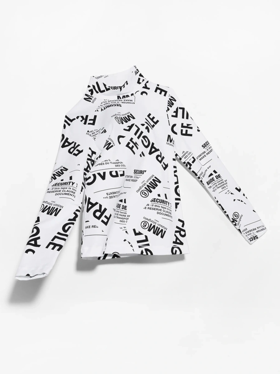 Tricou MM6 Maison Margiela alb - Img 2