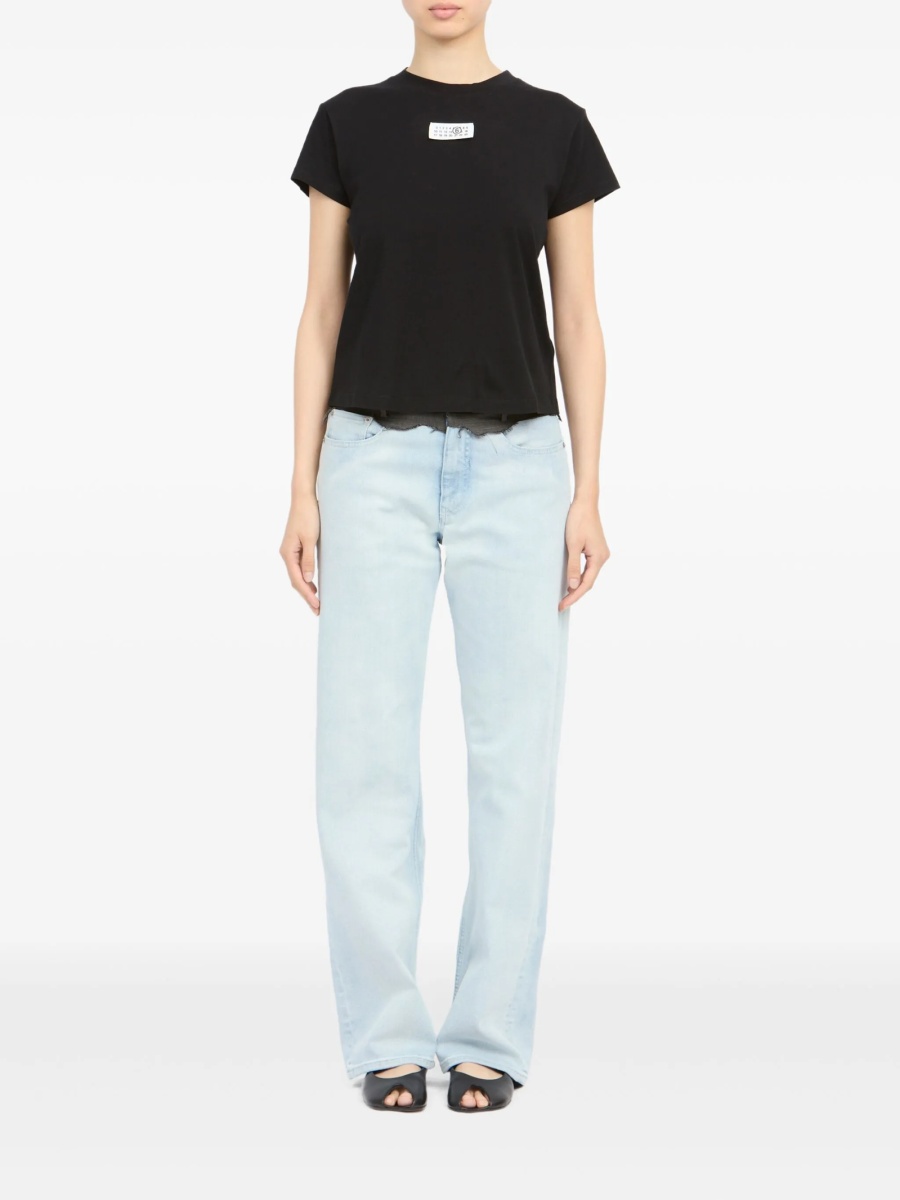 Tricou MM6 Maison Margiela negru - Img 2