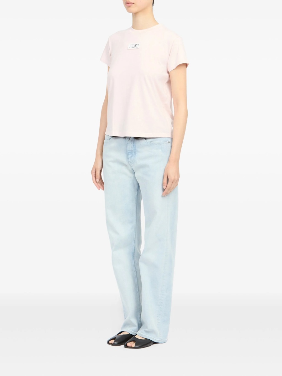 Tricou MM6 Maison Margiela roz - Img 4