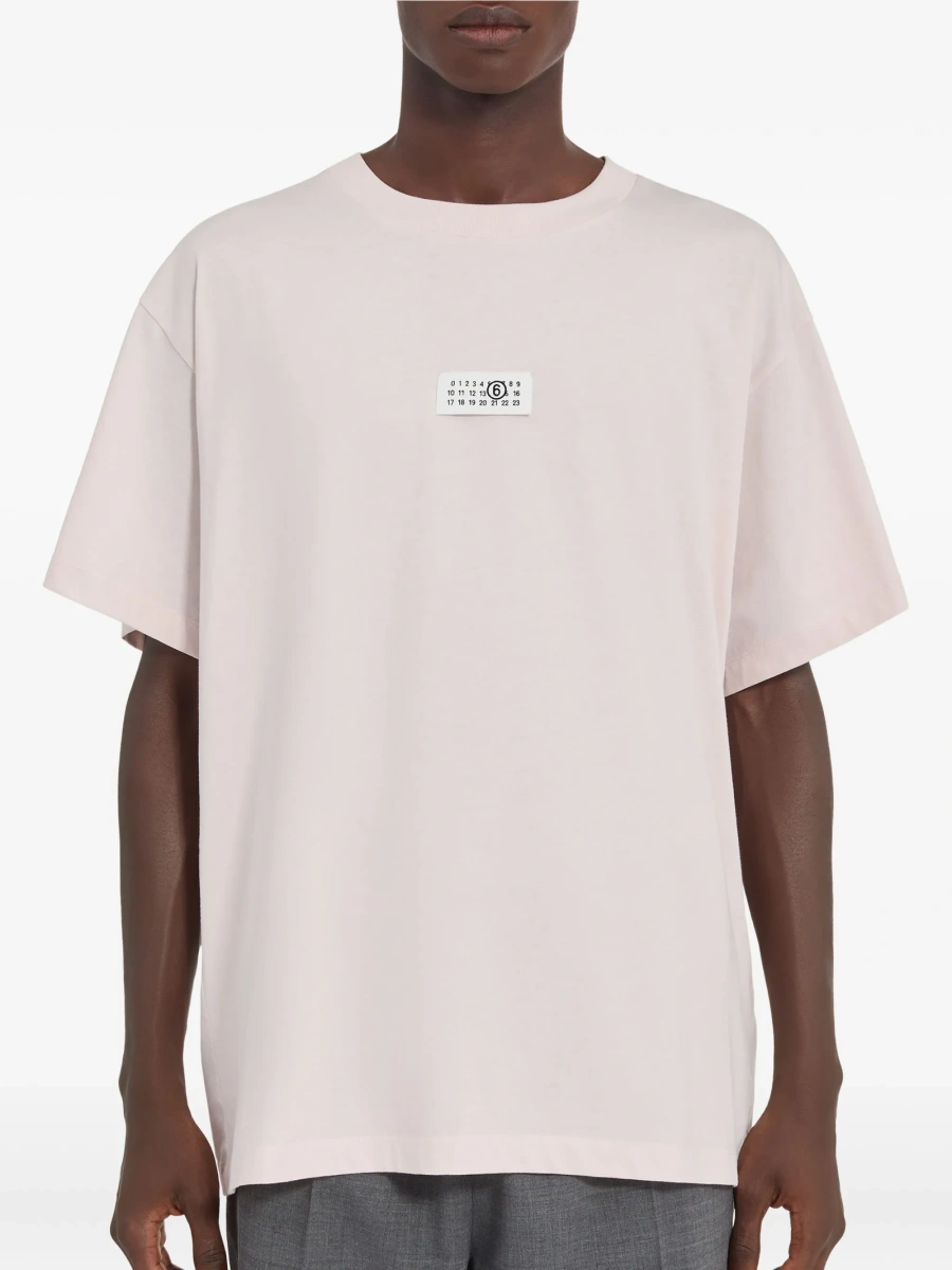 Tricou MM6 Maison Margiela roz - Img 5