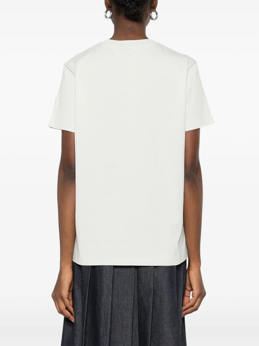 Tricou Moncler neutru din bumbac - Img 4