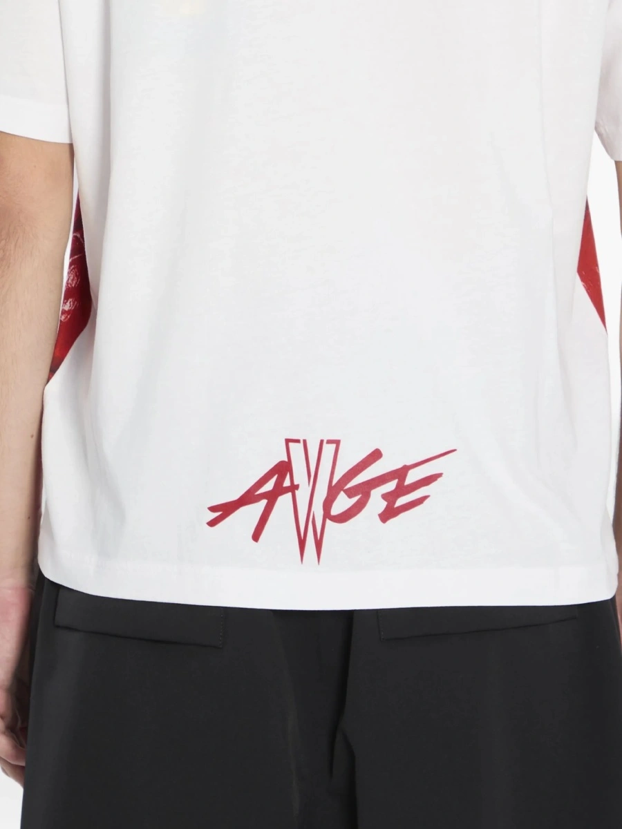 Tricou Moncler X Asap Rocky rosu - Img 4