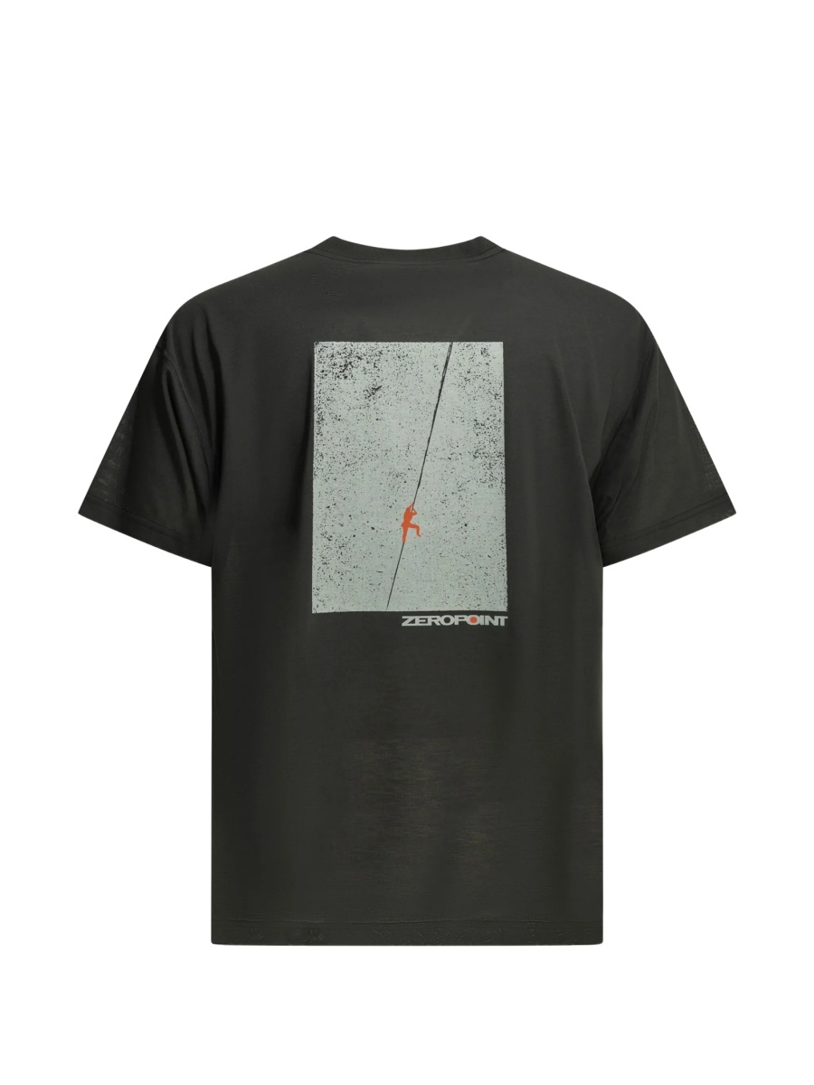 Tricou Montbell negru din poliester reciclat si polyester - Img 2